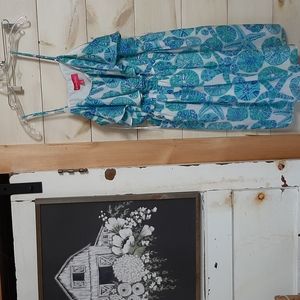 Lilly Pulitzer dress size XL blue green